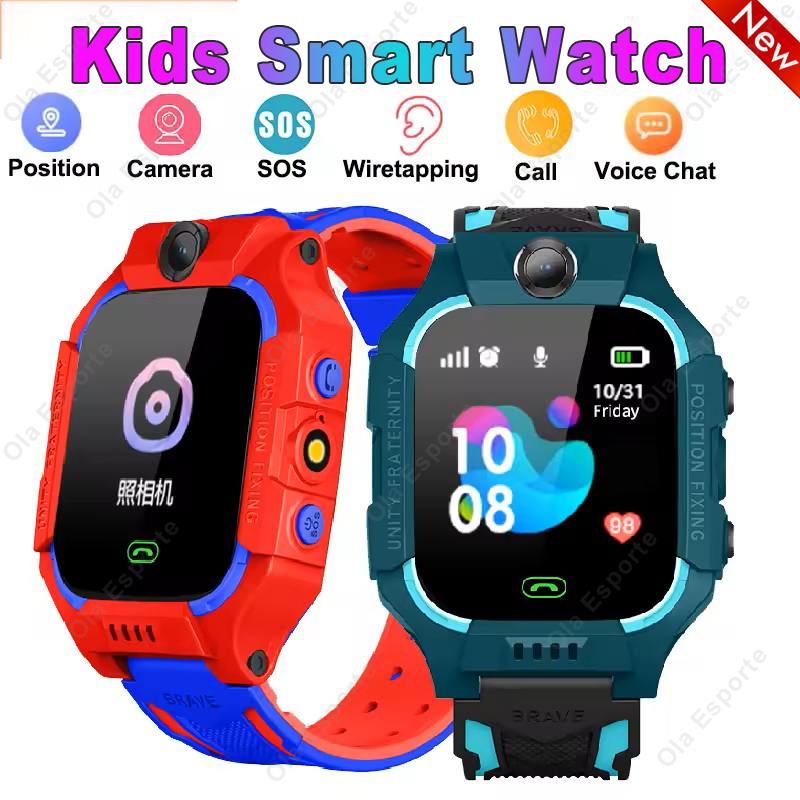 Smartwatch Watches For Kid Boy Waterproof - สมาร์ทวอทช์เด็ก 2G ใส่ซิมการ์ด นาฬิกาอัจฉริยะสำหรับเด็ก พร้อมระบบติดตาม SOS