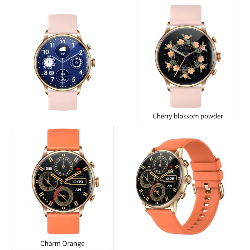 Watch Smartwatch Android - นาฬิกาข้อมืออัจฉริยะสำหรับผู้หญิง H26 แฟชั่นดิจิตอลหน้าจอสัมผัสระบบแอนดรอยด์ สำหรับเล่นกีฬา กันน้ำ IP67
