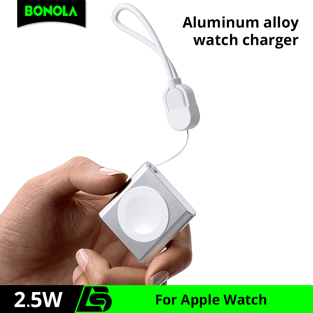 Watch 7 Smartwatch Iphone - โบโนลาสำหรับแอปเปิ้ลวอทช์ชาร์จแม่เหล็กแบบพกพา USB C สายเคเบิลแท่นชาร์จนาฬิกาแบบเร็วใช้งานร่วมกับแอปเปิ้ลวอทช์ 11/10/9/8/7/6/5