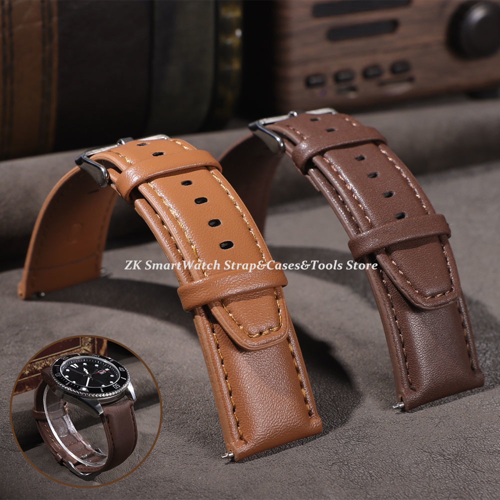 Smartwatch Vintage Watches For Women - นาฬิกาหนัง 22 มม.สําหรับ Omega สําหรับ Seiko