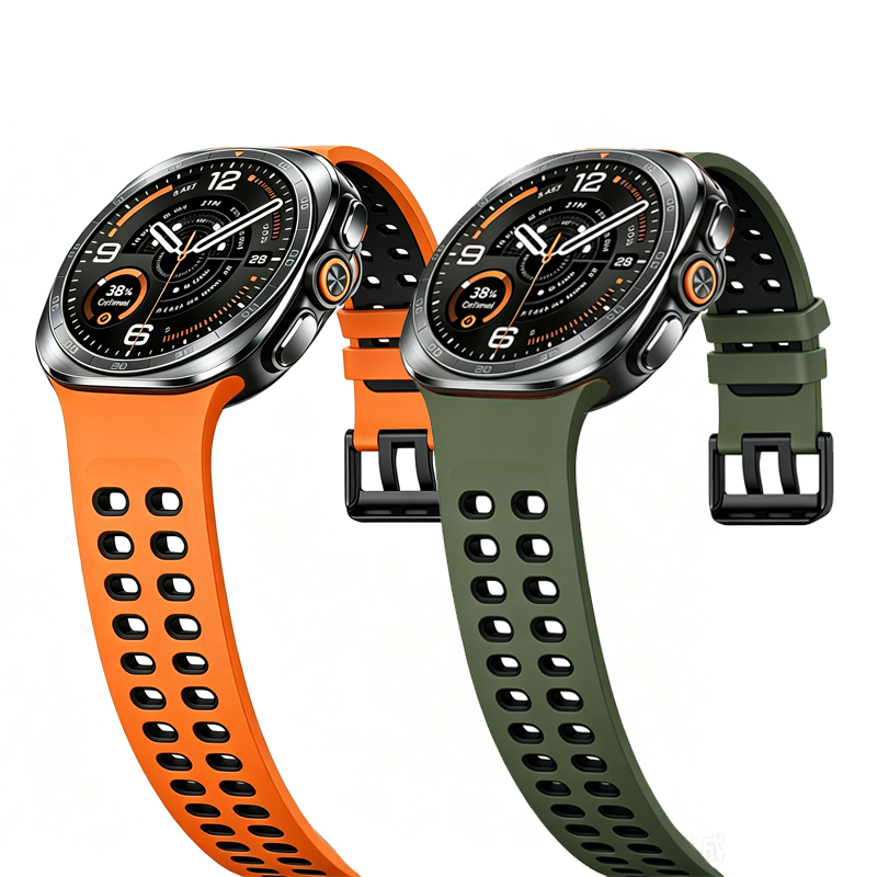 Smartwatch Samsung Watches For Men - สายซิลิโคนระบายอากาศได้ สำหรับซัมซุง กาแลคซี่ วอทช์ อัลตร้า 2