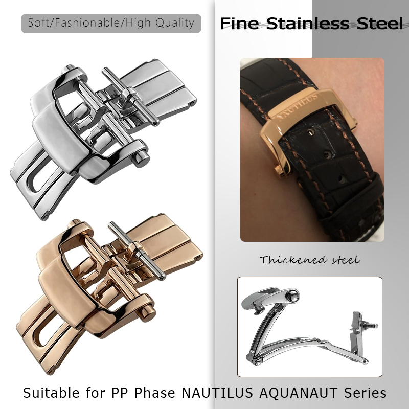 Patek Philippe Watch Aquanaut - 18 มม.สําหรับ PP Patek Philippe Nautilus