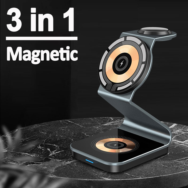 Watch 7 Smartwatch Iphone - 3 ใน 1 โปร่งใส Magnetic Wireless
