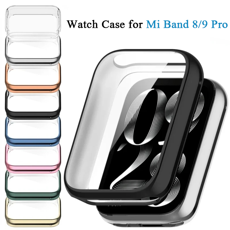 Watch Smartwatch Android - กรณีTPUนุ่มสําหรับXiaomi Mi Band 8 Proสมาร์ทสายนาฬิกากันชนป้องกันหน้าจอสําหรับXiaomi Mi