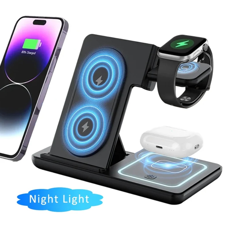 Smartwatch Watches For Iphone - ไฟ LED กลางคืน 3 ใน 1