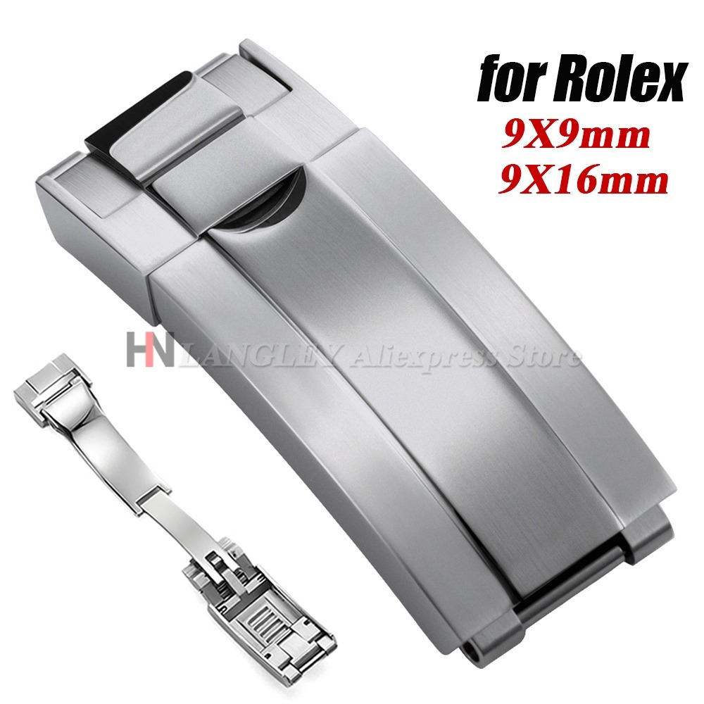 Rolex Watch Daytona - 9x9 มม.316L สแตนเลสสตีลความปลอดภัยนาฬิกาหัวเข็มขัด 9x16 มม.สําหรับ Rolex