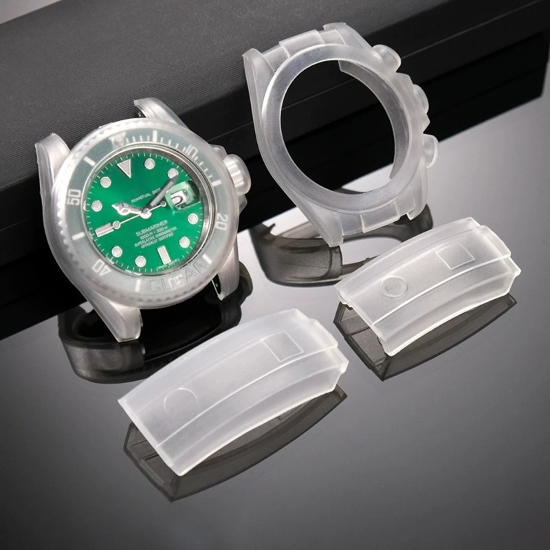 Rolex Watch Daytona - เคสป้องกันนาฬิกา ฟิล์มป้องกันรอยขีดข่วนซิลิโคนกันน้ำแบบโปร่งใสสำหรับ Rolex Water Ghost DayTona