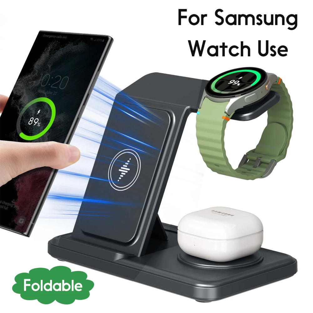Watch 7 Smartwatch Iphone - แท่นชาร์จไร้สาย 3 in 1 สำหรับ Samsung