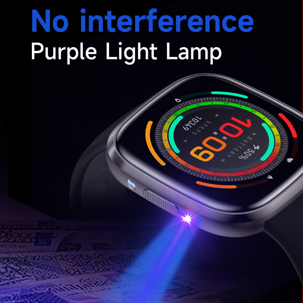696 สมาร์ทวอทช์ BT โทร ไฟฉาย L - Smartwatch Purple Watches For Women บทวิจารณ์และราคา