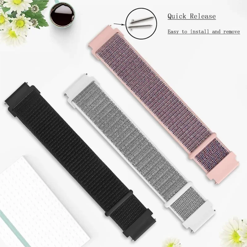 18 มม.ห่วงไนลอนสําหรับ Xiao mi - Smartwatch Samsung Watches For Women บทวิจารณ์และราคา