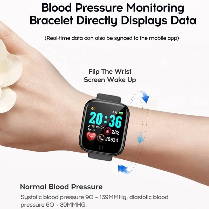 สมาร์ทวอทช์ผู้ชายผู้หญิงนาฬิกา - Smartwatch Watches Birthday Gift For Men บทวิจารณ์และราคา