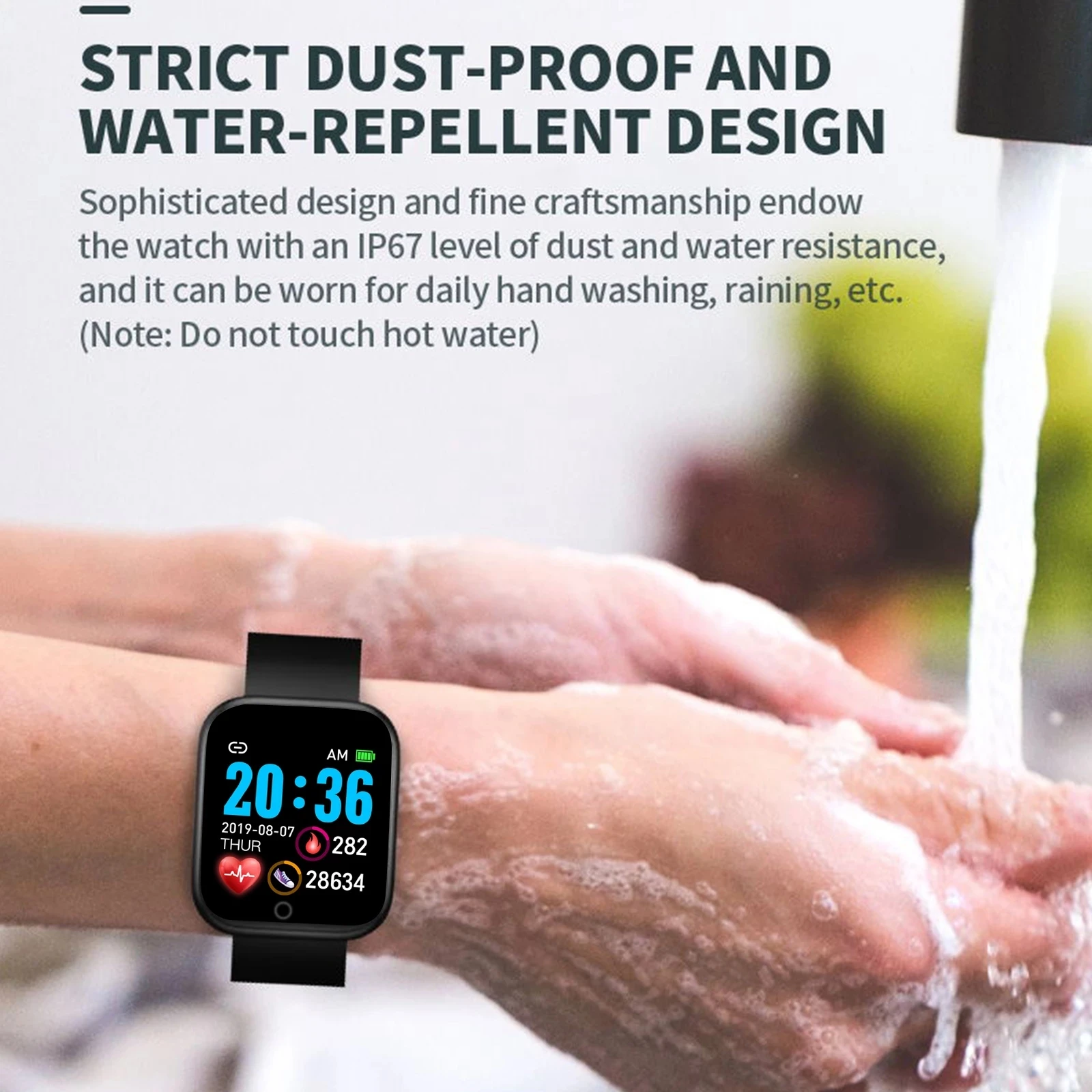 สมาร์ทวอทช์ผู้ชายผู้หญิงนาฬิกา - Smartwatch Watches Birthday Gift For Men บทวิจารณ์และราคา