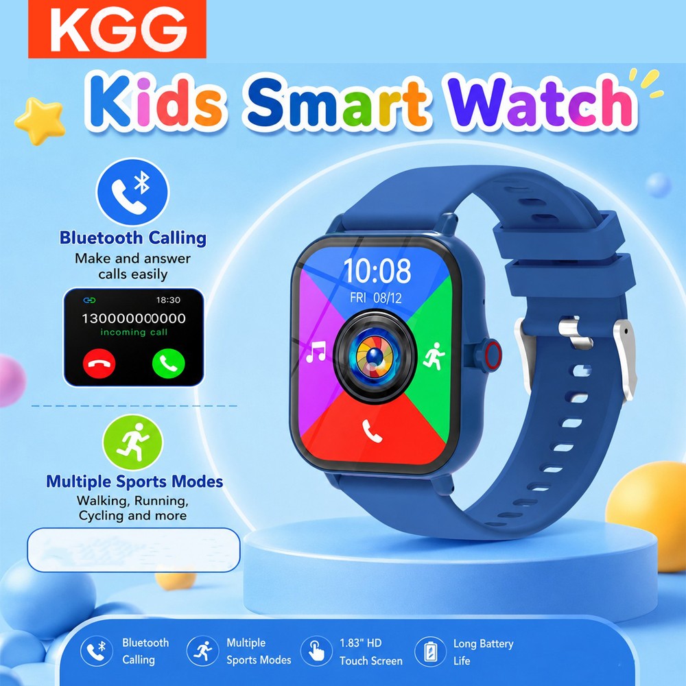 นาฬิกาสมาร์ทวอทช์สำหรับเด็ก หน - Smartwatch Watches For Kid Boy Waterproof บทวิจารณ์และราคา