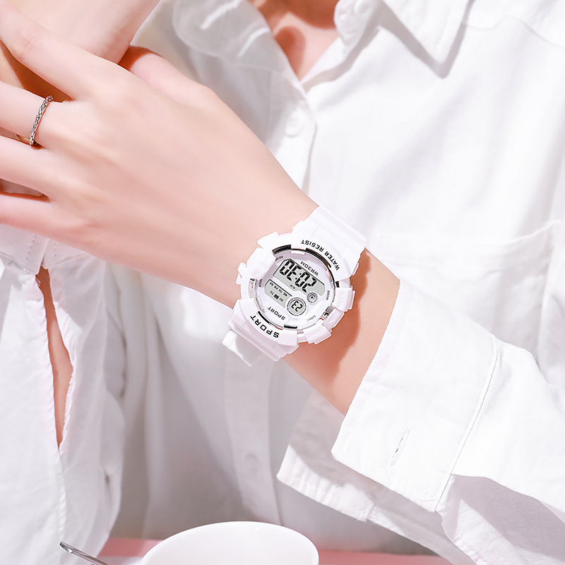 Yikaze นาฬิกาแฟชั่นสำหรับเด็ก, - Smartwatch Digital Watches For Kid Boy With Alarm บทวิจารณ์และราคา