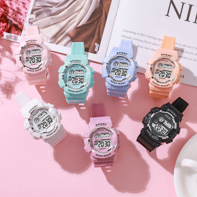 Yikaze นาฬิกาแฟชั่นสำหรับเด็ก, - Smartwatch Digital Watches For Kid Boy With Alarm บทวิจารณ์และราคา