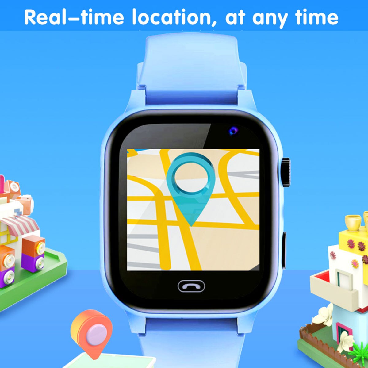 สมาร์ทวอท์ชสำหรับเด็ก SOS Call - Smartwatch Watches For Kid Boy Waterproof บทวิจารณ์และราคา