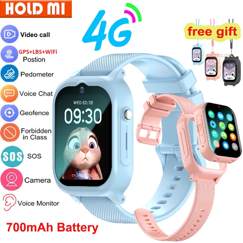 สมาร์ทวอท์ชเด็ก 4G GPS WIFI Vi - Smartwatch Watches For Kid Boy Waterproof บทวิจารณ์และราคา