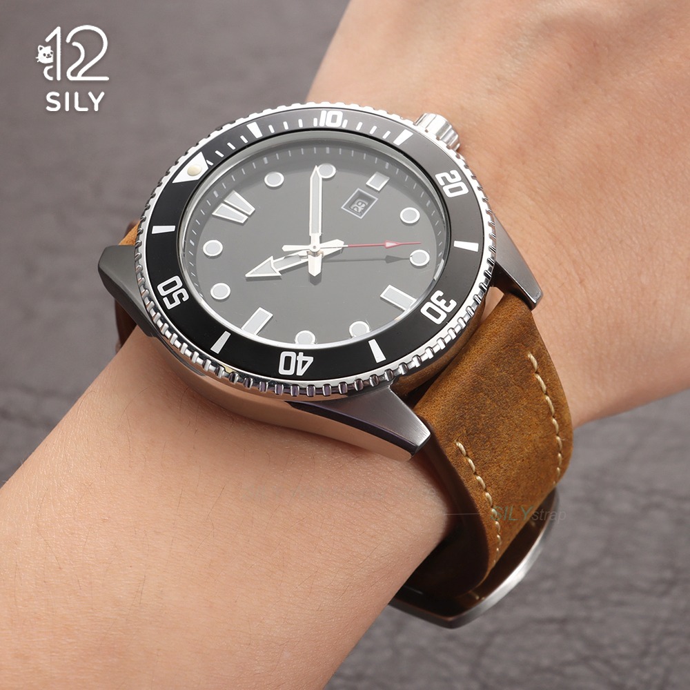 สายนาฬิกาหนังวัวแท้ขนาด 20/22  - Smartwatch Vintage Watches For Women บทวิจารณ์และราคา