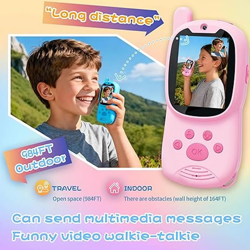 วอล์คกี้ทอล์คกี้น่ารัก 2 ชิ้น  - Smartwatch Watches For Kid Boy Waterproof บทวิจารณ์และราคา