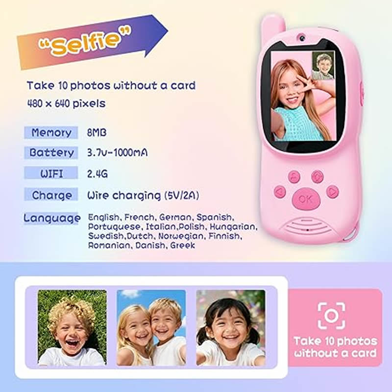 วอล์คกี้ทอล์คกี้น่ารัก 2 ชิ้น  - Smartwatch Watches For Kid Boy Waterproof บทวิจารณ์และราคา