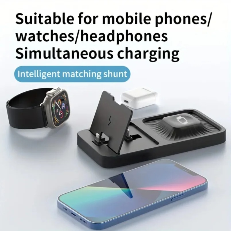 แท่นชาร์จไร้สาย 3 in 1 พร้อมระ - Smartwatch Watches For Iphone บทวิจารณ์และราคา