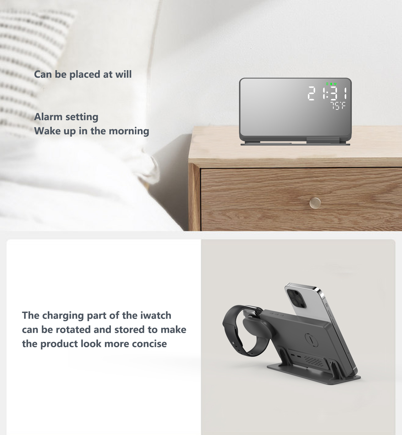 3 In 1 Wireless Charger สำหรับ - Watch 7 Smartwatch Iphone บทวิจารณ์และราคา