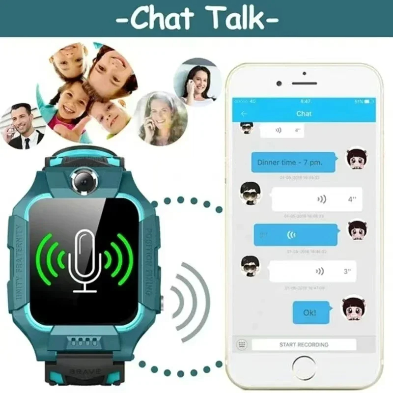 นาฬิกาอัจฉริยะสำหรับเด็ก Lenov - Smartwatch Watches For Kid Boy Waterproof บทวิจารณ์และราคา
