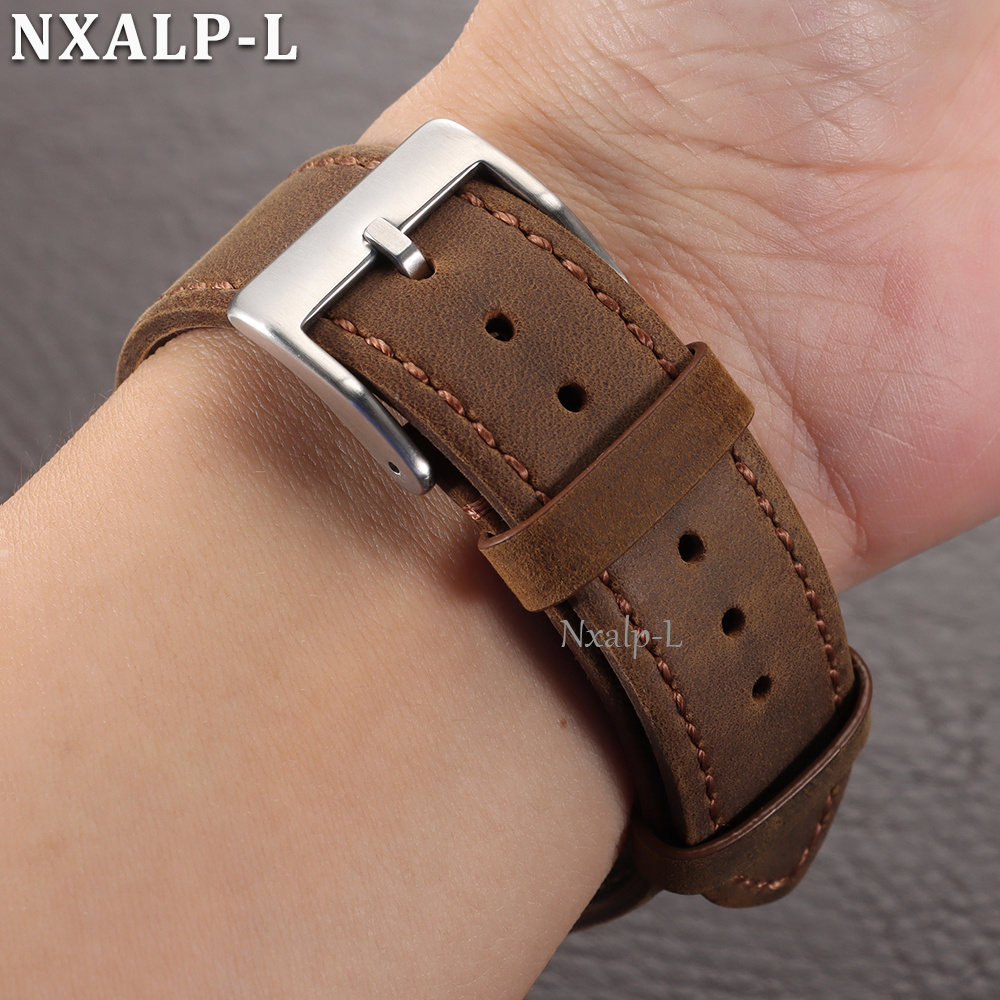 สายนาฬิกาหนังวัวแท้แบบด้านและเ - Smartwatch Vintage Watches For Women บทวิจารณ์และราคา