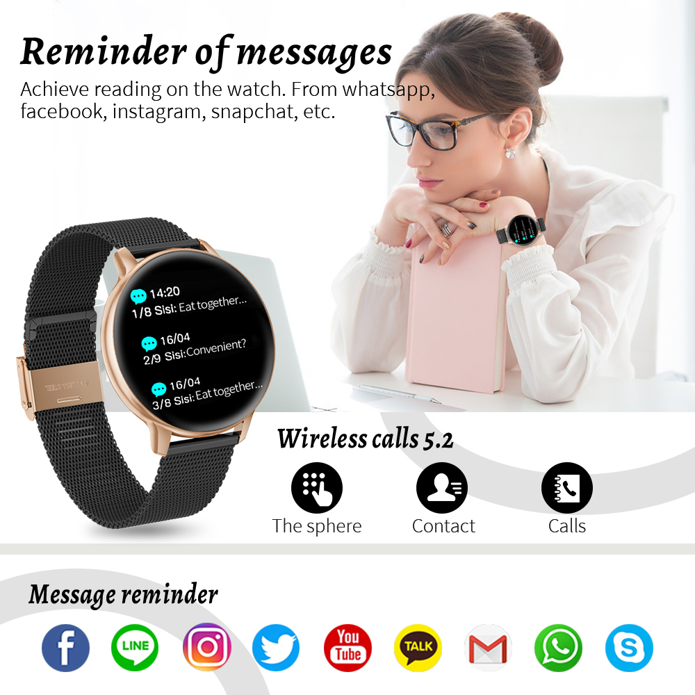 FOXBOX สมาร์ทวอทช์การตรวจสอบสุ - Smartwatch Luxury Watches For Women บทวิจารณ์และราคา
