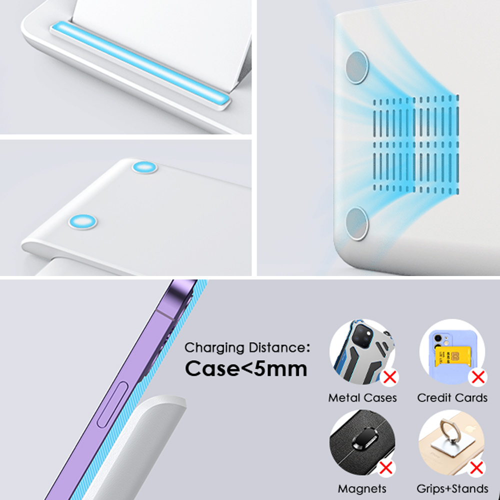 แท่นชาร์จไร้สาย LED 3 in 1 สำห - Watch 7 Smartwatch Iphone บทวิจารณ์และราคา