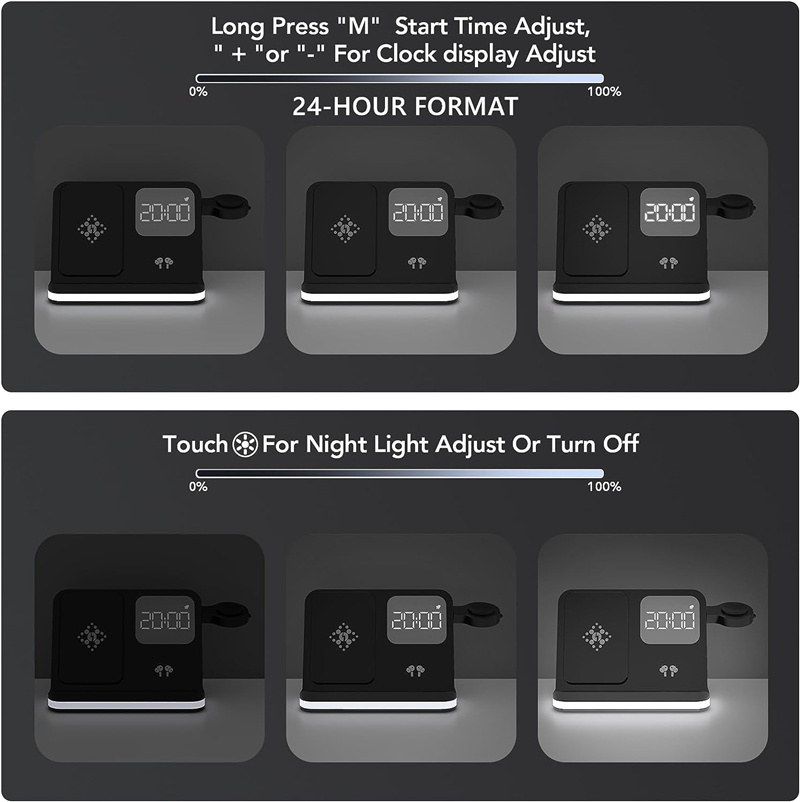 Wireless ChargerสําหรับiPhone  - Smartwatch Watches For Iphone บทวิจารณ์และราคา
