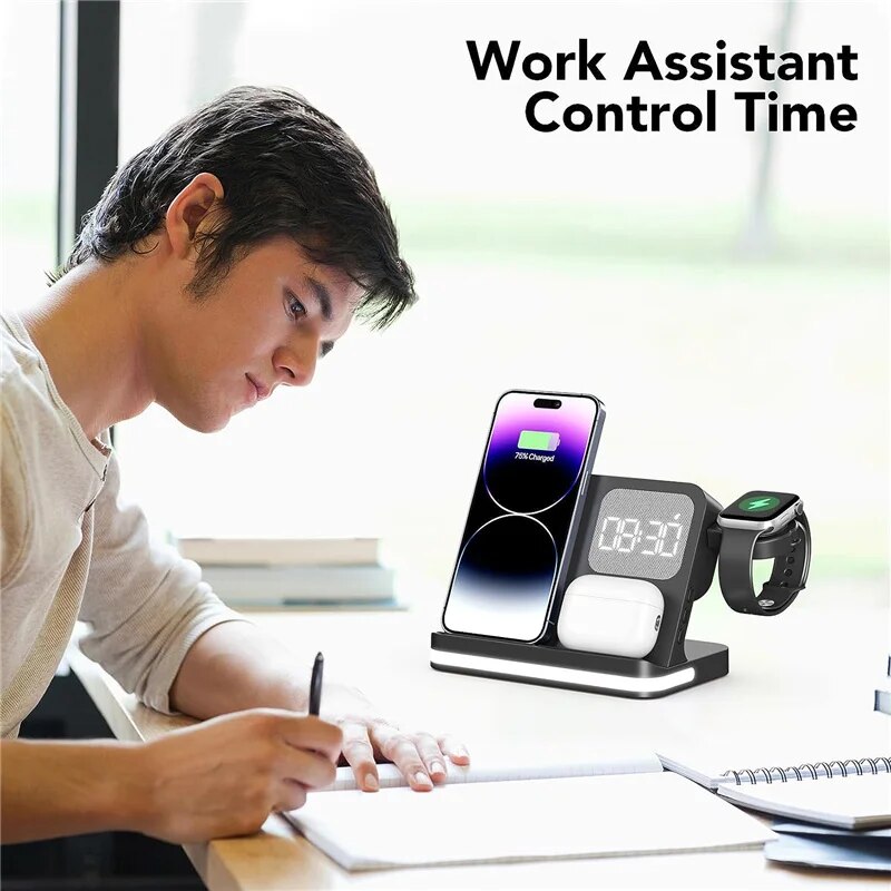 Wireless ChargerสําหรับiPhone  - Smartwatch Watches For Iphone บทวิจารณ์และราคา