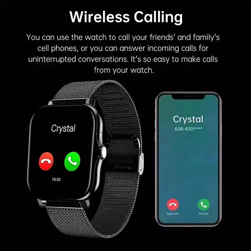 เลอโนโว 2026 สมาร์ทวอทช์ใหม่สำ - Smartwatch Watches Birthday Gift For Men บทวิจารณ์และราคา