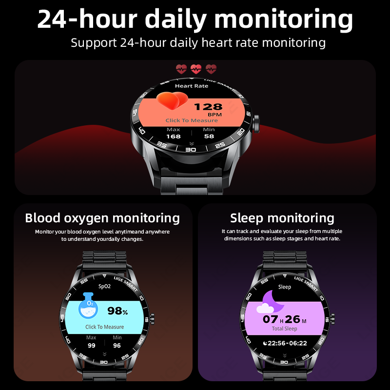 LIGE นาฬิกาอัจฉริยะสำหรับผู้ชา - Smartwatch Watches Birthday Gift For Men บทวิจารณ์และราคา
