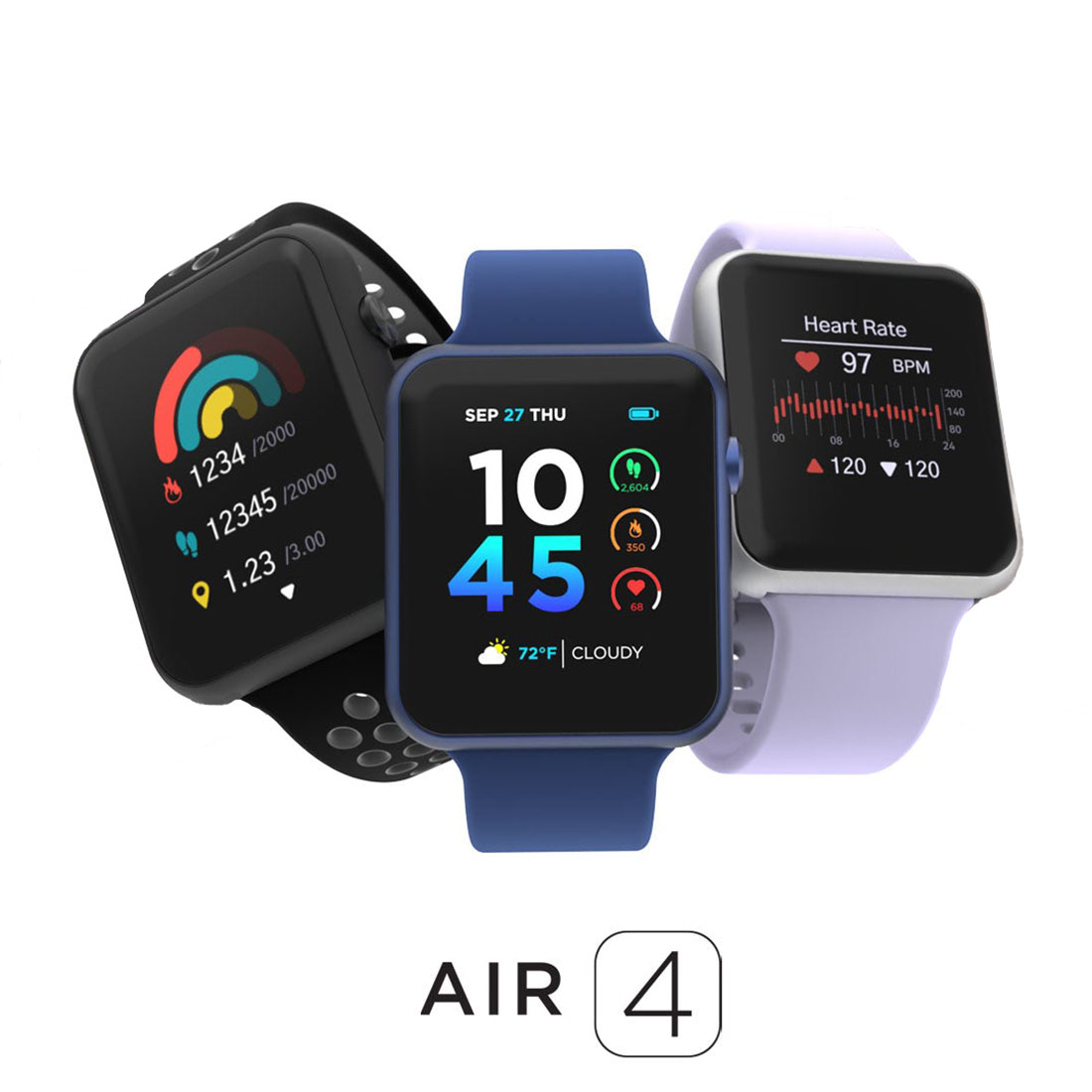 นาฬิกาอัจฉริยะ Pinteek สำหรับผ - Smartwatch Purple Watches For Women บทวิจารณ์และราคา