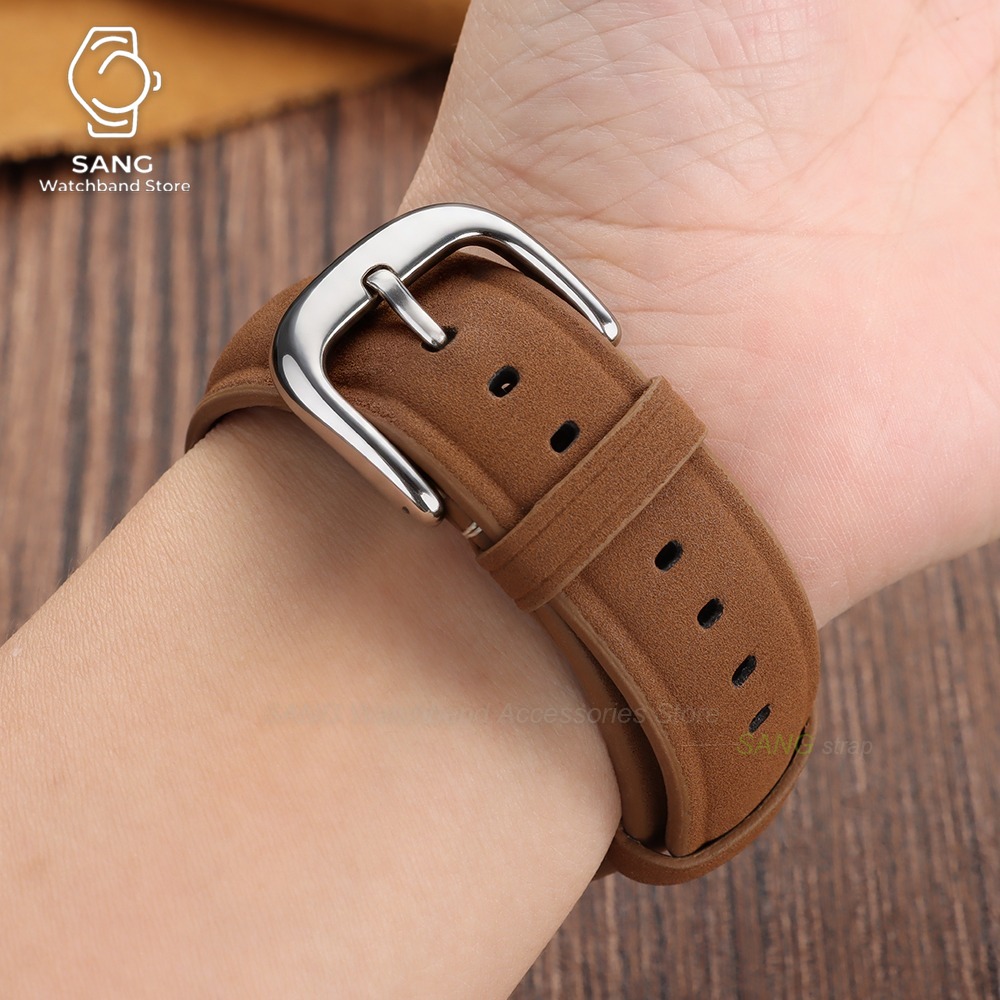 20 มม. 22 มม. สายนาฬิกาหนังสำห - Smartwatch Vintage Watches For Women บทวิจารณ์และราคา