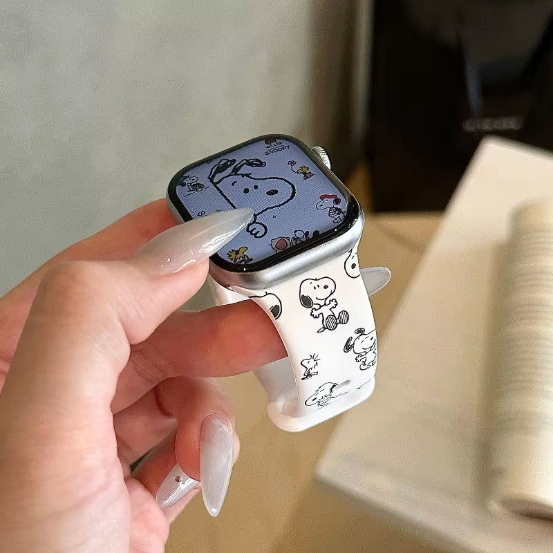 การ์ตูนสนูปปี้สายนาฬิกาแอปเปิ้ - Apple Watch Band บทวิจารณ์และราคา
