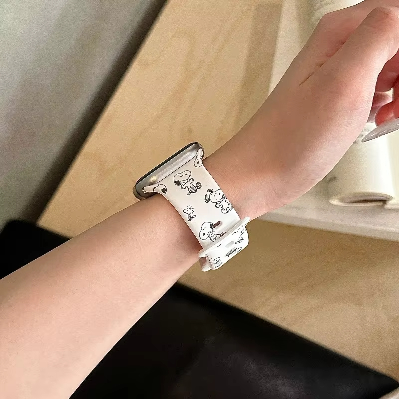 การ์ตูนสนูปปี้สายนาฬิกาแอปเปิ้ - Apple Watch Band บทวิจารณ์และราคา