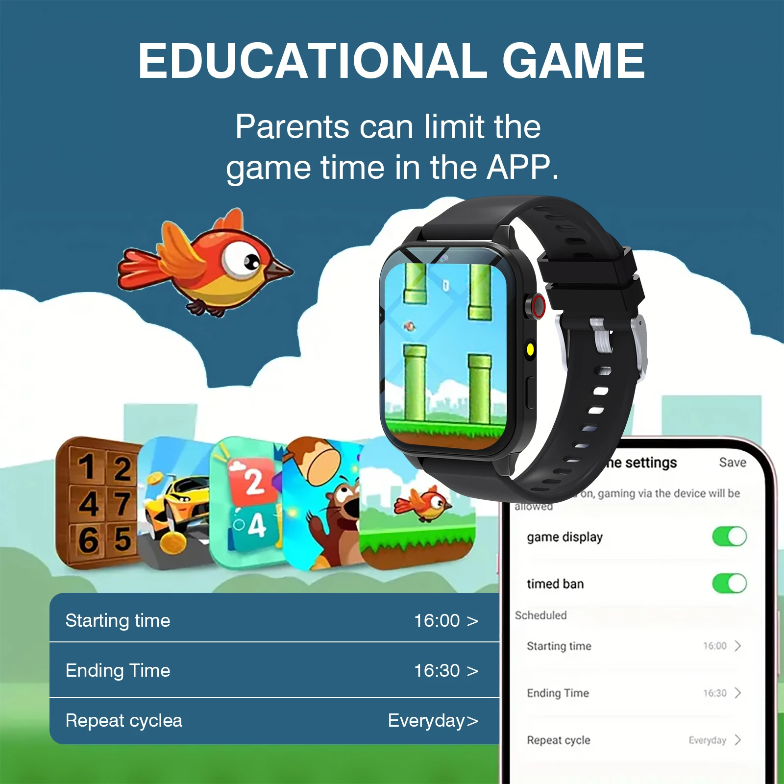 นาฬิกาอัจฉริยะสำหรับเด็ก 18 เก - Smartwatch Watches For Kid Boy Waterproof บทวิจารณ์และราคา