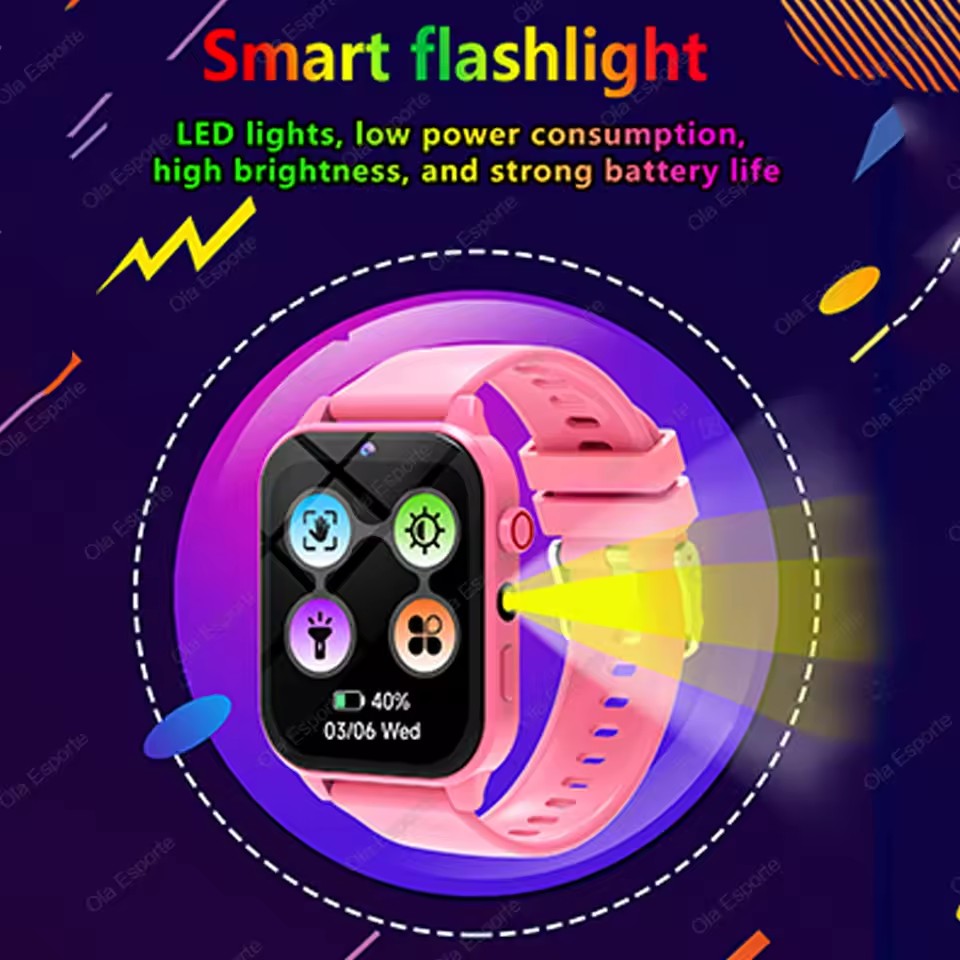 100 + เกมSmartWatchเด็กเด็กHDห - Smartwatch Watches For Kid Boy Waterproof บทวิจารณ์และราคา