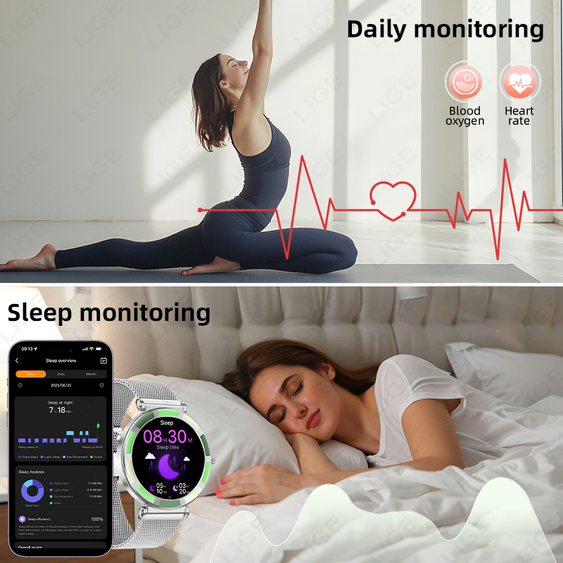 LIGE นาฬิกาสมาร์ทวอทช์หรูหราสำ - Smartwatch Luxury Watches For Women บทวิจารณ์และราคา