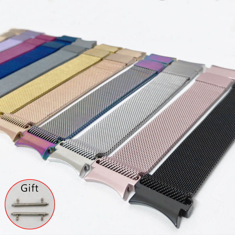 สายนาฬิกาแบบ Milanese Loop สำห - Smartwatch Samsung Watches For Men บทวิจารณ์และราคา