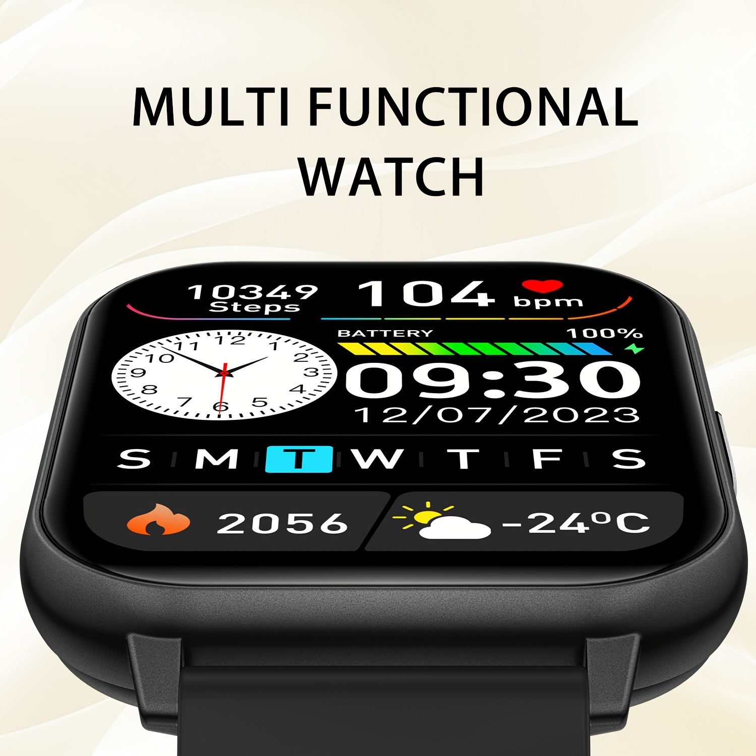 นาฬิกาสมาร์ทวอทช์สำหรับเล่นกีฬ - Smartwatch Watches Birthday Gift For Men บทวิจารณ์และราคา