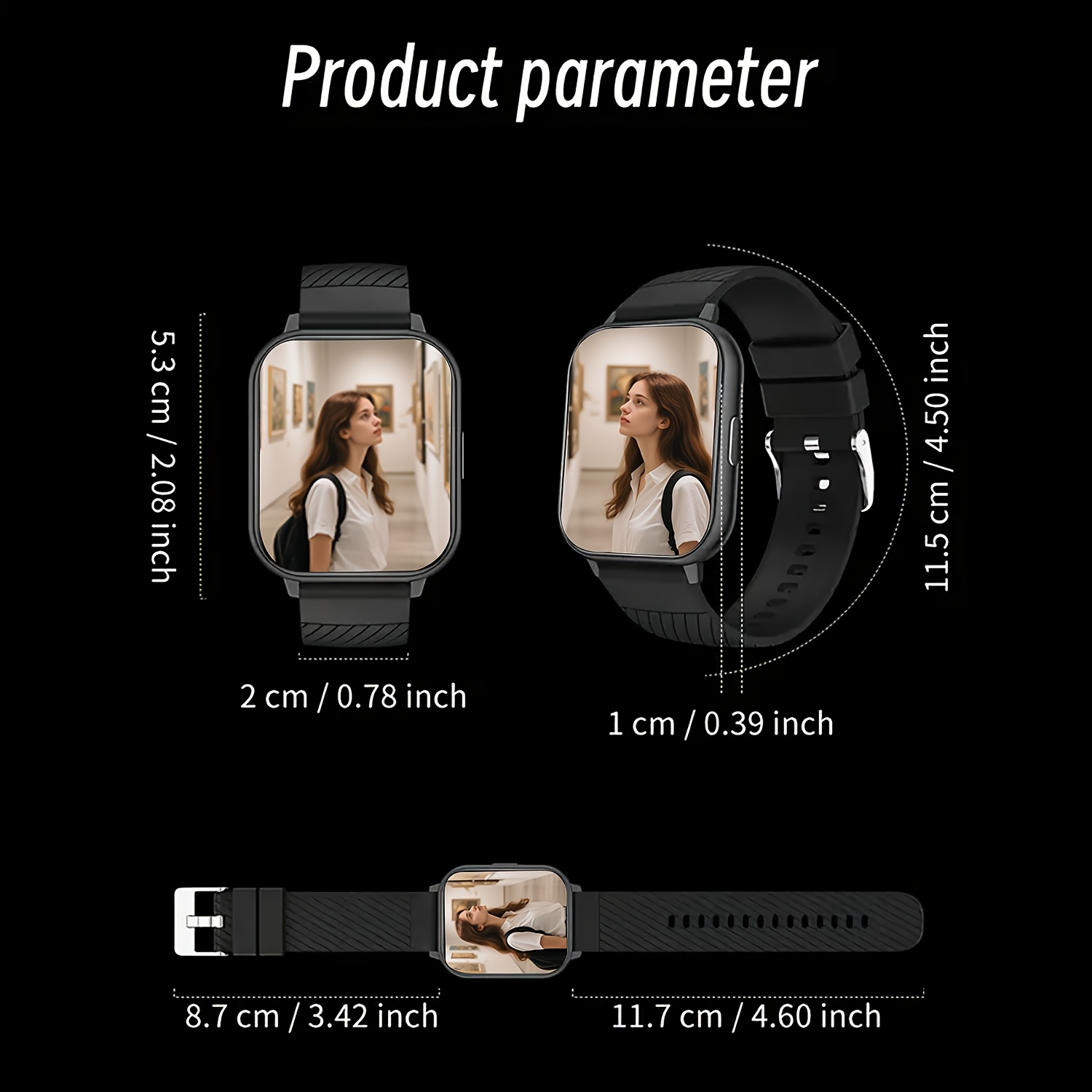 นาฬิกาสมาร์ทวอทช์สำหรับเล่นกีฬ - Smartwatch Watches Birthday Gift For Men บทวิจารณ์และราคา