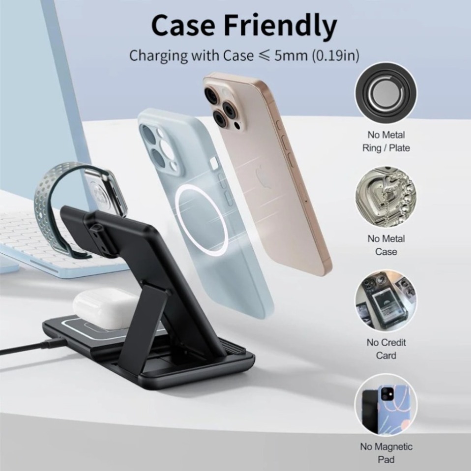 ไฟ LED กลางคืน 3 ใน 1 แท่นชาร์ - Smartwatch Watches For Iphone บทวิจารณ์และราคา