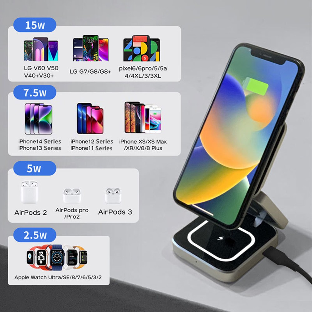 เครื่องชาร์จไร้สายแม่เหล็กแบบพ - Watch 7 Smartwatch Iphone บทวิจารณ์และราคา