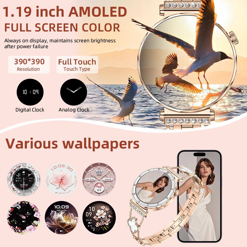 นาฬิกาอัจฉริยะ LIGE รุ่นหรูหรา - Smartwatch Luxury Watches For Women บทวิจารณ์และราคา