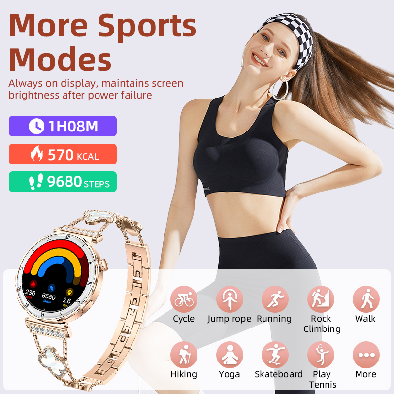 นาฬิกาอัจฉริยะ LIGE รุ่นหรูหรา - Smartwatch Luxury Watches For Women บทวิจารณ์และราคา