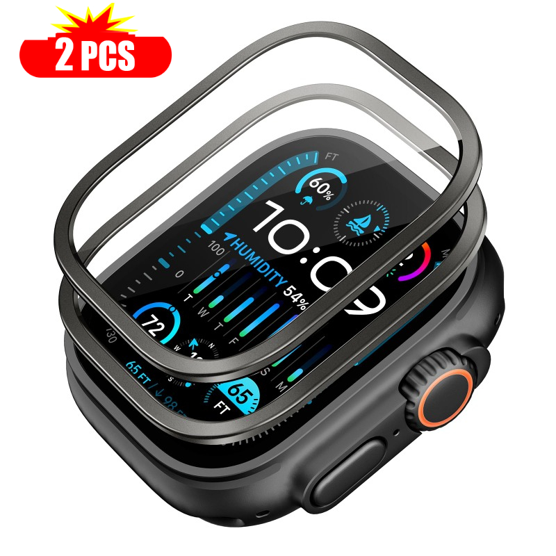 กระจกนิรภัย 2 ชิ้น สำหรับ Appl - Apple Watch Band บทวิจารณ์และราคา