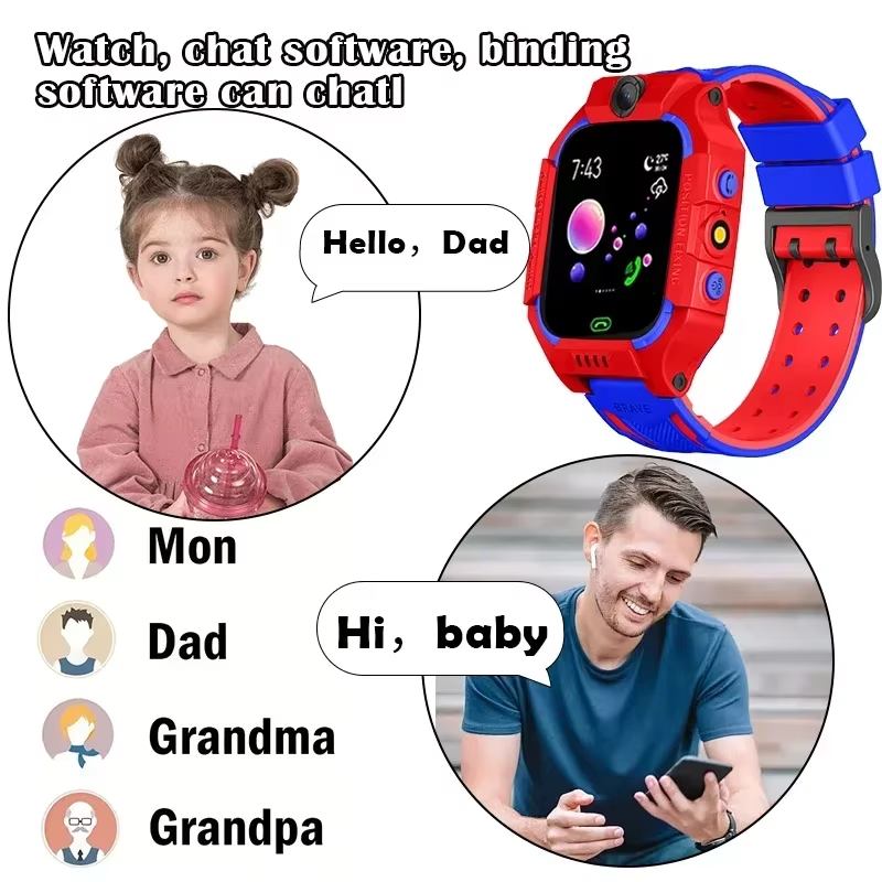 นาฬิกาอัจฉริยะสำหรับเด็ก Lenov - Smartwatch Watches For Kid Boy Waterproof บทวิจารณ์และราคา